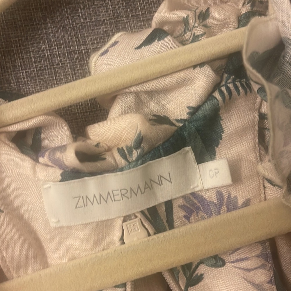 🌸 Authentic Zimmermann Cassia Ruffle Midi Dress. - Picture 5 of 5